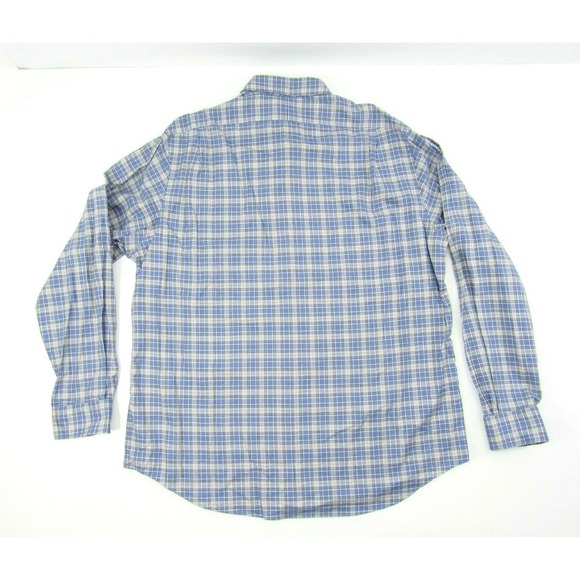 Polo Ralph Lauren Mens Shirt XXL Button Front Collar Plaid Blue 2XL Recent Tag - Picture 3 of 5